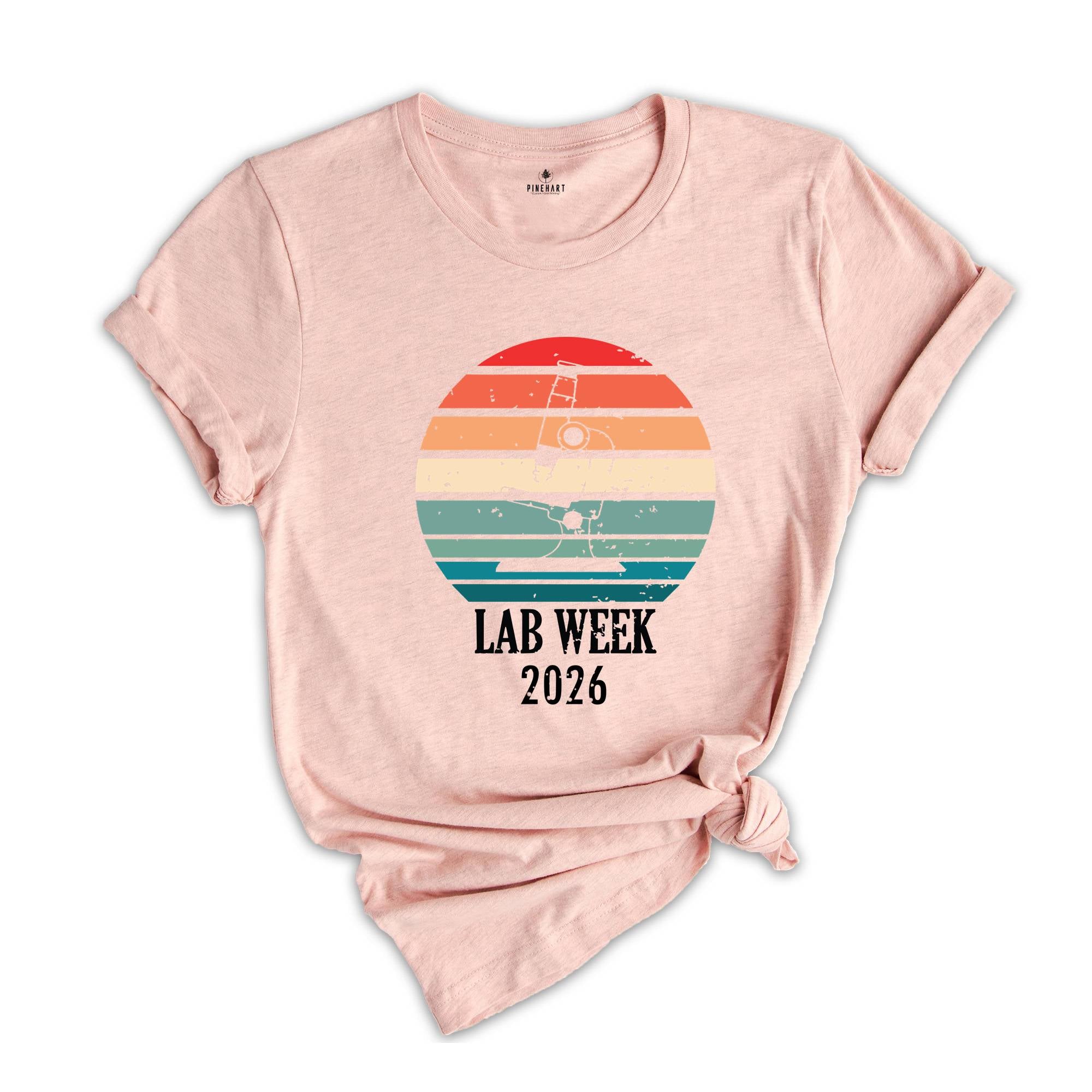 Retro Lab Week 2026 T-shirt, Medical Laboratory Tee, Science Teacher Shirt, Lab Technician Shirt, Lab Tech Apparel