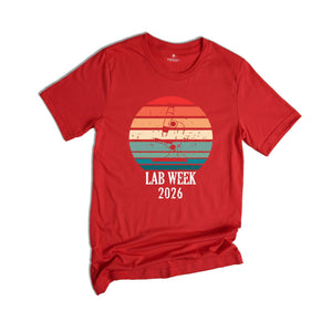 Retro Lab Week 2026 T-shirt, Medical Laboratory Tee, Science Teacher Shirt, Lab Technician Shirt, Lab Tech Apparel