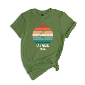 Retro Lab Week 2026 T-shirt, Medical Laboratory Tee, Science Teacher Shirt, Lab Technician Shirt, Lab Tech Apparel