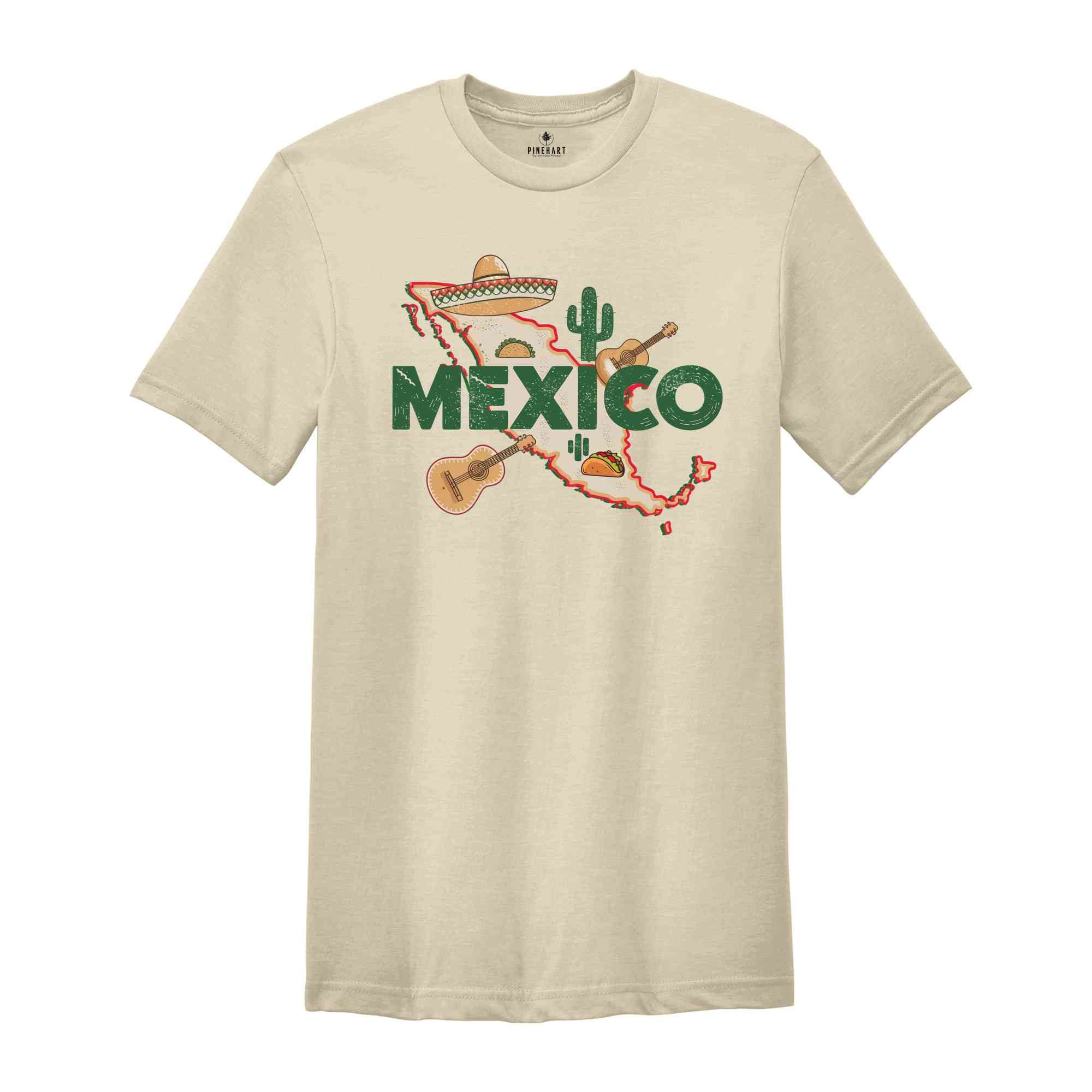 Retro Mexico Shirt, Mexico Travel Shirt, Country Travel Shirt, Shirt For Traveler, Travel Lover Gift, Travel Tee, Trip Shirt