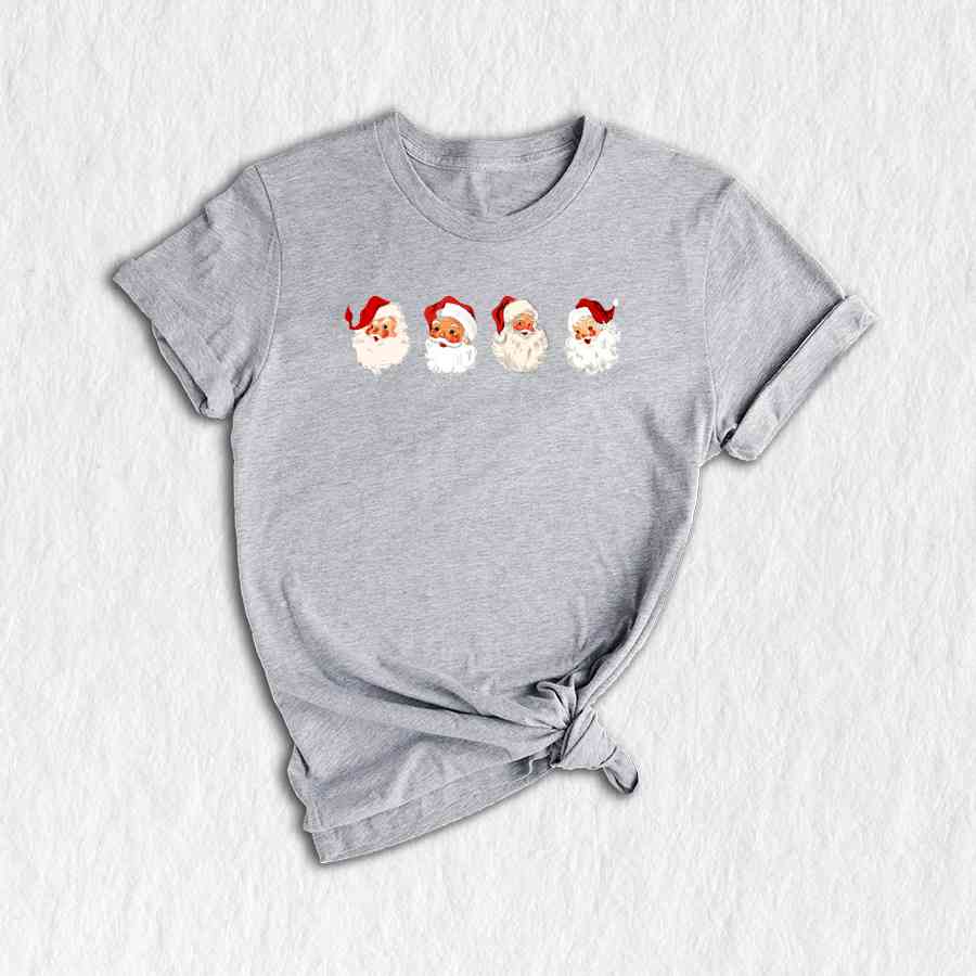 Retro Santa Christmas T-Shirt, Santa Shirt, Retro Santa Christmas Tee, Santa T-Shirt, Christmas Gifts
