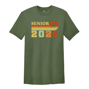 Retro Senior 2024 Shirt, Class of 2024 Shirt, Graduate Shirt, Graduation Gift, Graduation of 2024 Shirt, Senior Class of 2024 Shirts