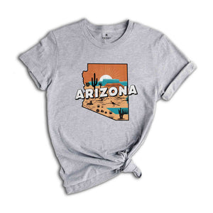 Retro State Of Arizona Shirt, State Of Arizona Shirt, State Shirt, Arizona Shirt, Arizona Lover Shirt, Family Trip Shirt, Travel Shirt