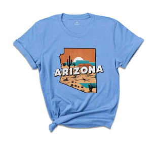 Retro State Of Arizona Shirt, State Of Arizona Shirt, State Shirt, Arizona Shirt, Arizona Lover Shirt, Family Trip Shirt, Travel Shirt