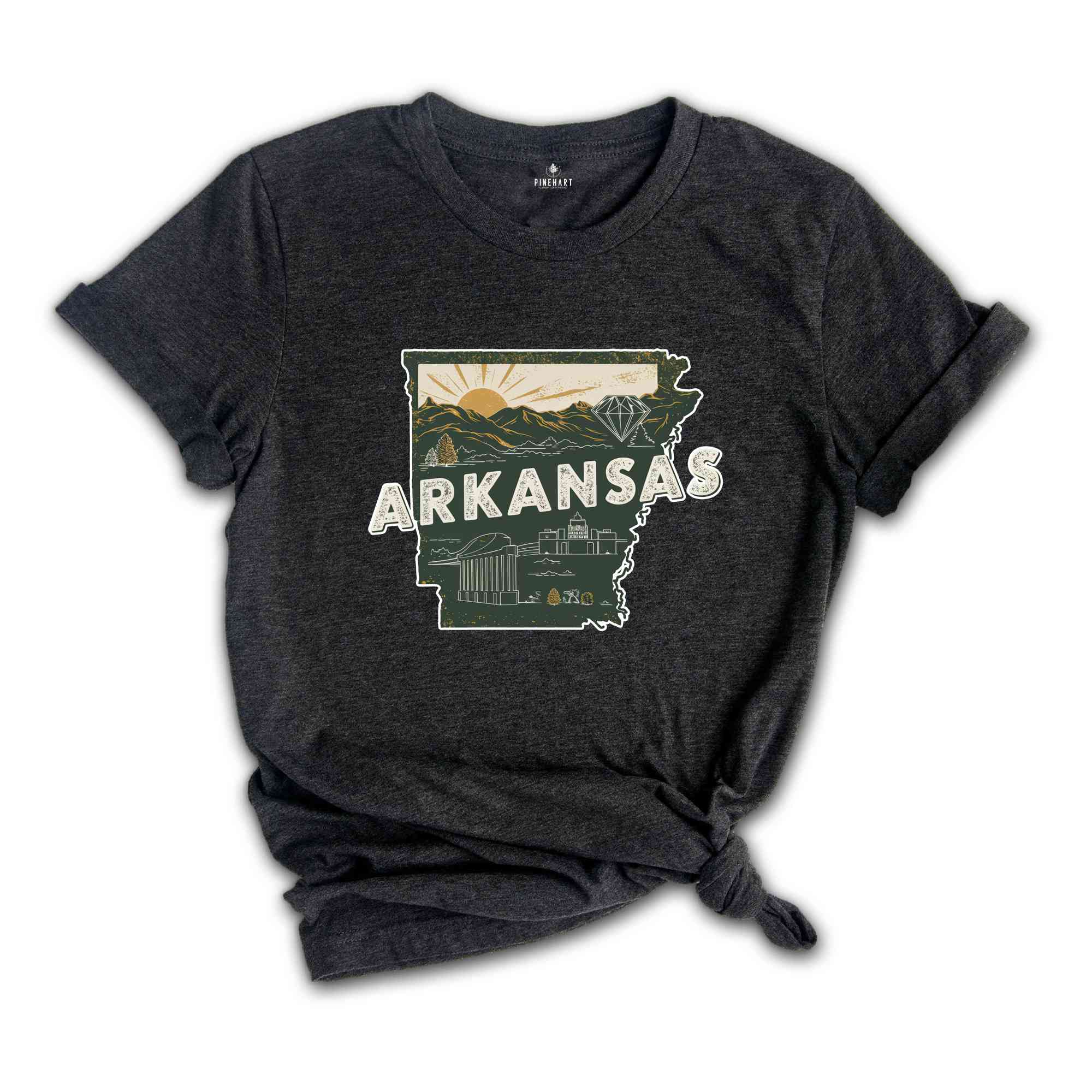 Retro State Of Arkansas Shirt, State Of Arkansas Shirt, State Shirt, Arkansas Shirt, Arkansas Lover Shirt, Family Trip Shirt, Travel Shirt