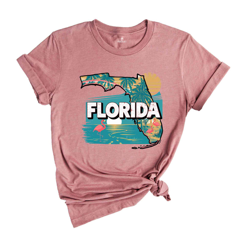 Retro State Of Florida Shirt, State Of Florida Shirt, State Shirt, Florida Shirt, Florida Lover Shirt, Family Trip Shirt, Travel Shirt