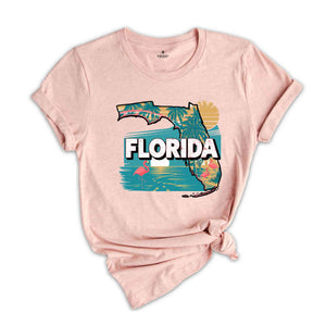 Retro State Of Florida Shirt, State Of Florida Shirt, State Shirt, Florida Shirt, Florida Lover Shirt, Family Trip Shirt, Travel Shirt