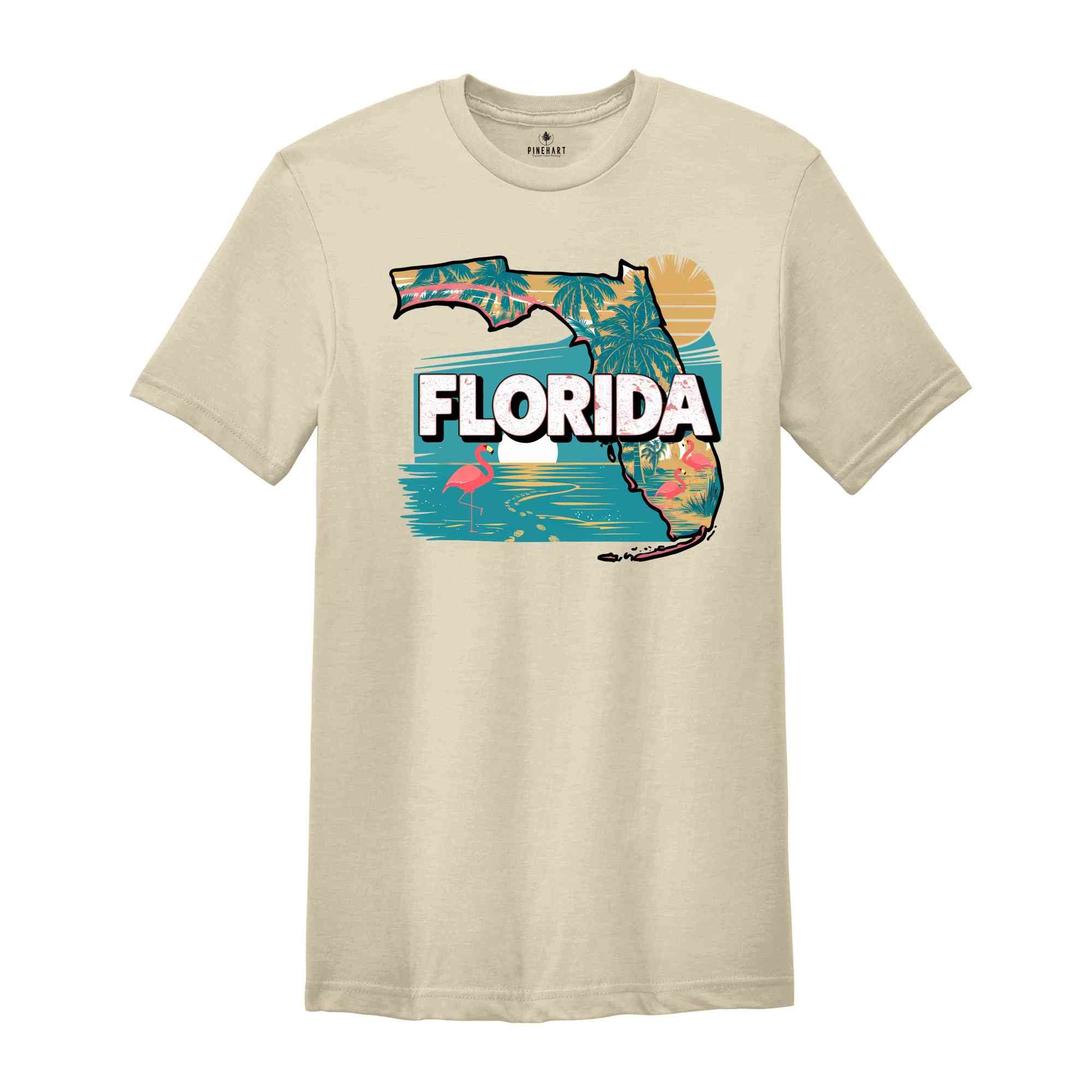 Retro State Of Florida Shirt, State Of Florida Shirt, State Shirt, Florida Shirt, Florida Lover Shirt, Family Trip Shirt, Travel Shirt