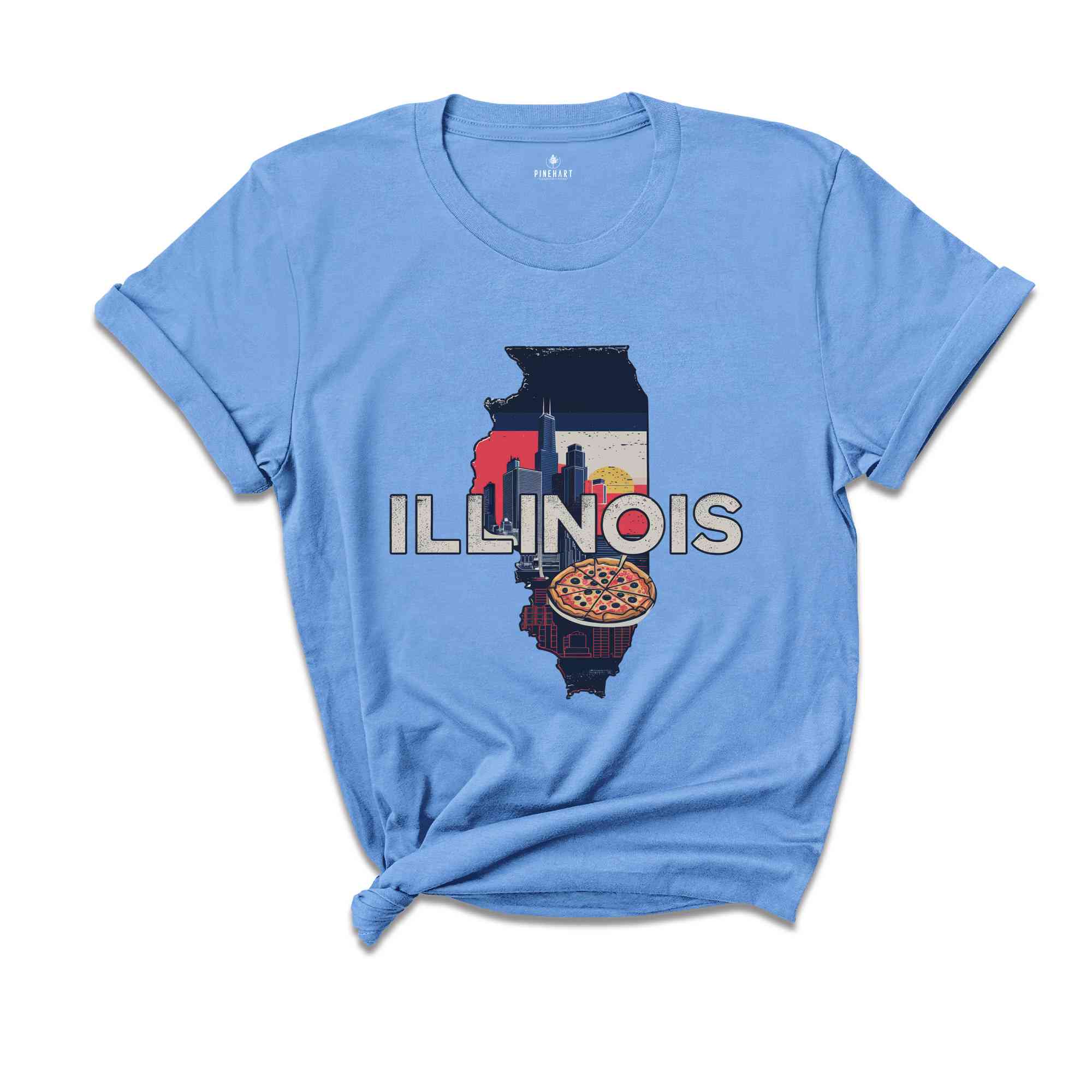 Retro State Of Illinois Shirt, State Of Illinois Shirt, State Shirt, Illinois Shirt, Illinois Lover Shirt, Family Trip Shirt, Travel Shirt