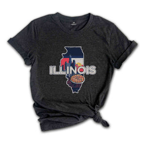 Retro State Of Illinois Shirt, State Of Illinois Shirt, State Shirt, Illinois Shirt, Illinois Lover Shirt, Family Trip Shirt, Travel Shirt