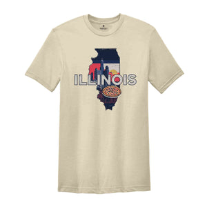 Retro State Of Illinois Shirt, State Of Illinois Shirt, State Shirt, Illinois Shirt, Illinois Lover Shirt, Family Trip Shirt, Travel Shirt