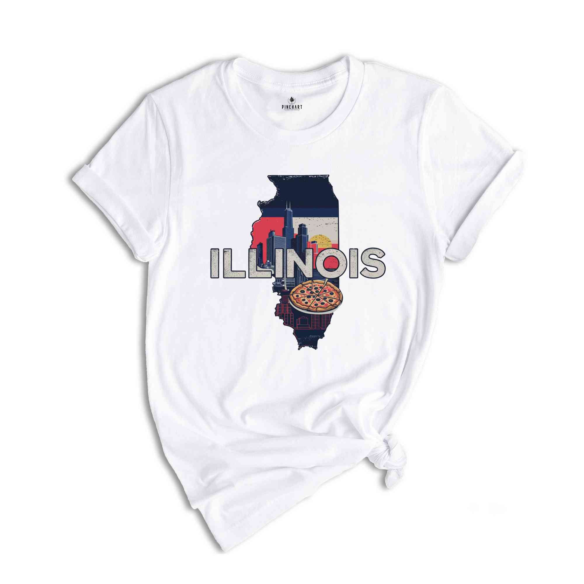 Retro State Of Illinois Shirt, State Of Illinois Shirt, State Shirt, Illinois Shirt, Illinois Lover Shirt, Family Trip Shirt, Travel Shirt