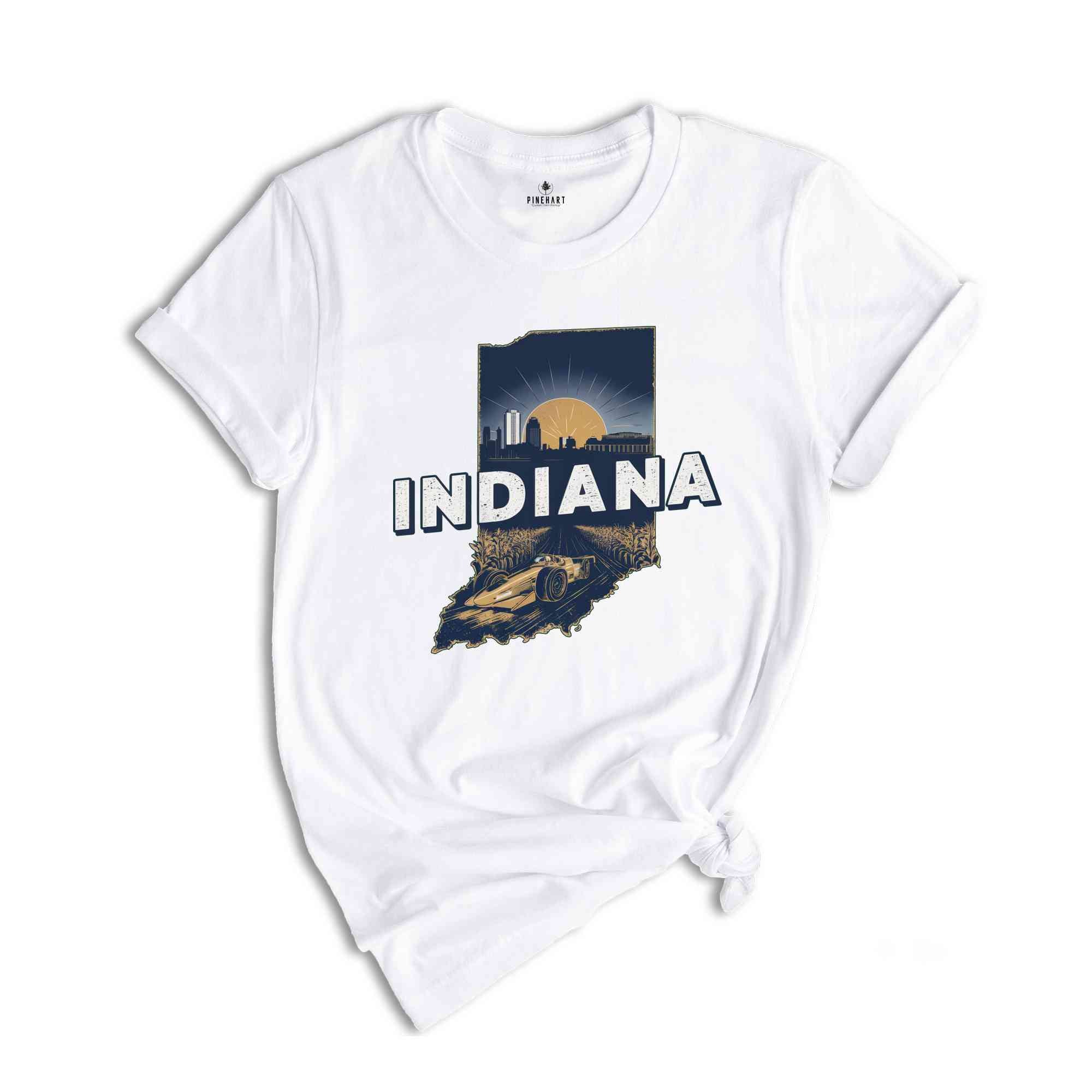 Retro State Of Indiana Shirt, State Of Indiana Shirt, State Shirt, Indiana Shirt, Indiana Lover Shirt, Family Trip Shirt, Travel Shirt