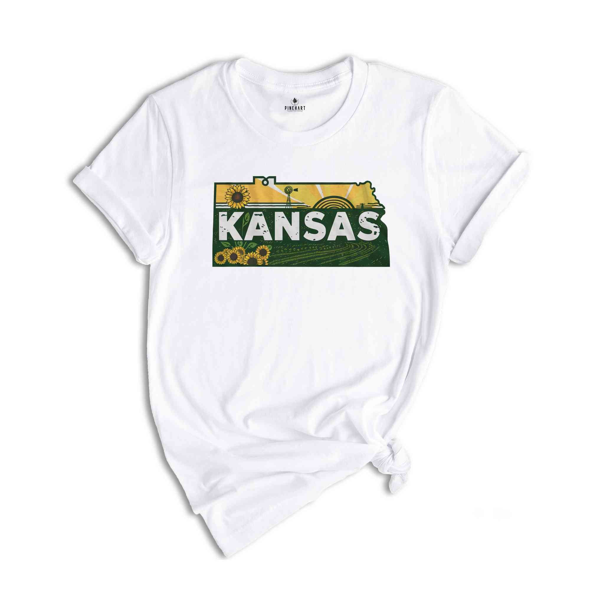 Retro State Of Kansas Shirt, State Of Kansas Shirt, State Shirt, Kansas Shirt, Kansas Lover Shirt, Family Trip Shirt, Travel Shirt