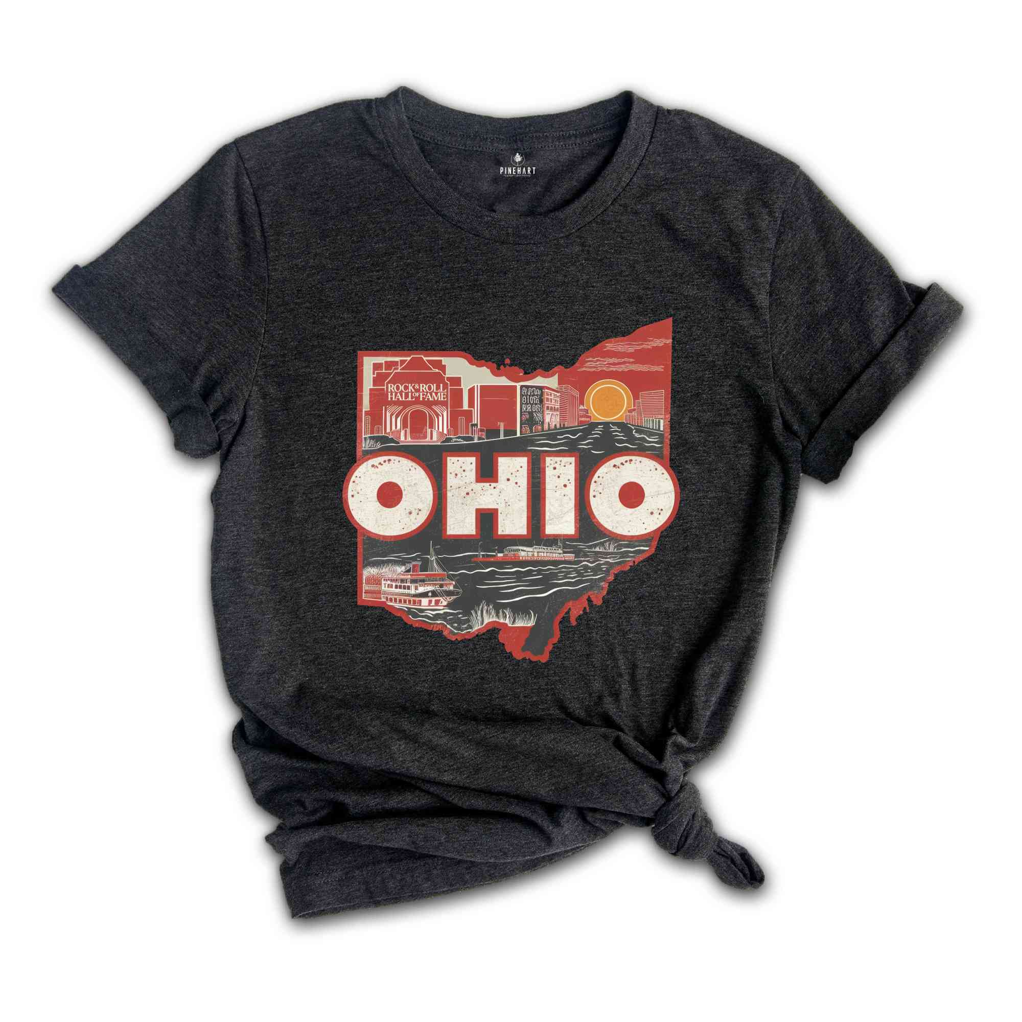 Retro State Of Ohio Shirt, State Of Ohio Shirt, State Shirt, Ohio Shirt, Ohio Lover Shirt, Family Trip Shirt, Travel Shirt