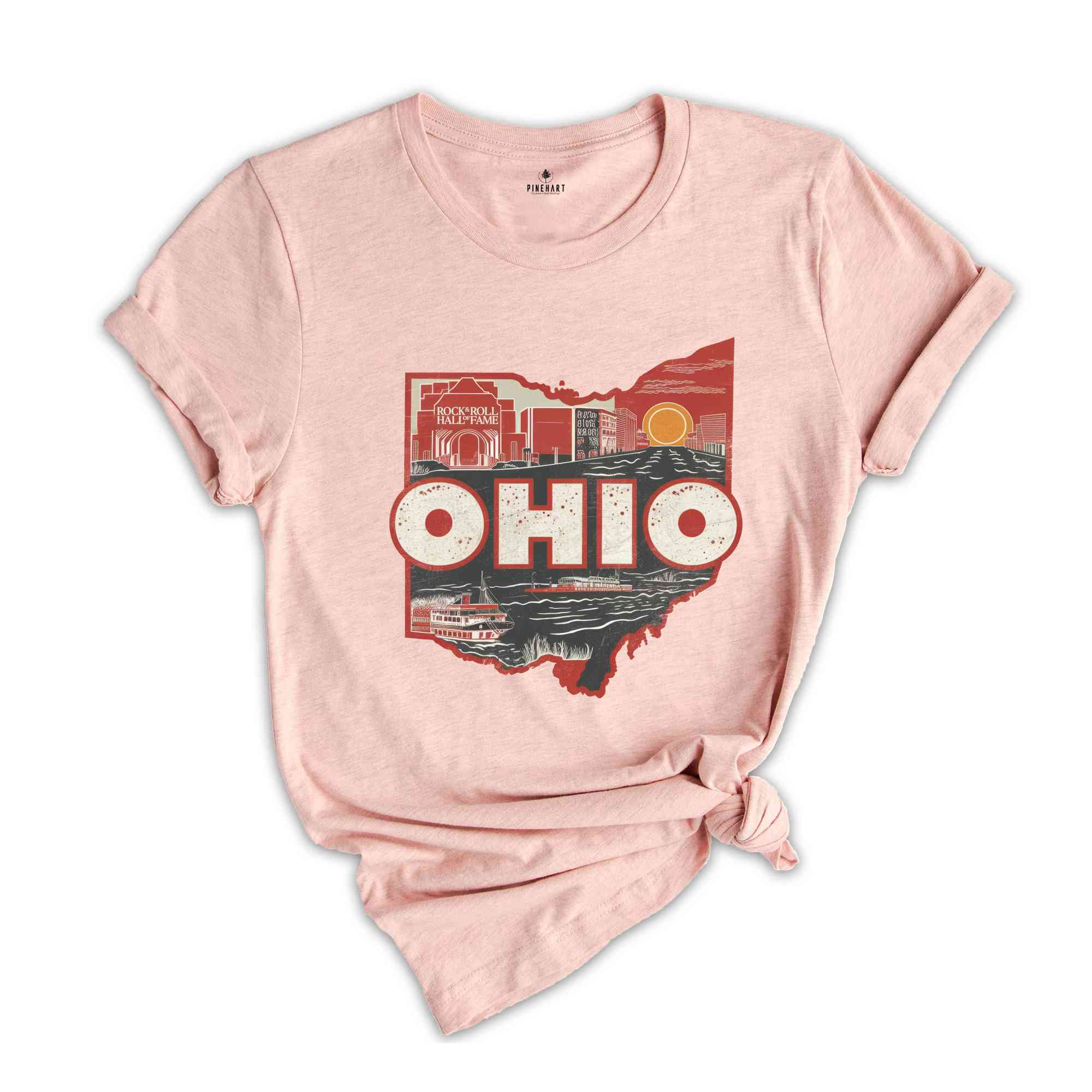 Retro State Of Ohio Shirt, State Of Ohio Shirt, State Shirt, Ohio Shirt, Ohio Lover Shirt, Family Trip Shirt, Travel Shirt