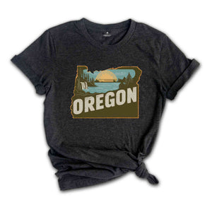 Retro State Of Oregon Shirt, State Of Oregon Shirt, State Shirt, Oregon Shirt, Oregon Lover Shirt, Family Trip Shirt, Travel Shirt
