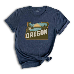 Retro State Of Oregon Shirt, State Of Oregon Shirt, State Shirt, Oregon Shirt, Oregon Lover Shirt, Family Trip Shirt, Travel Shirt