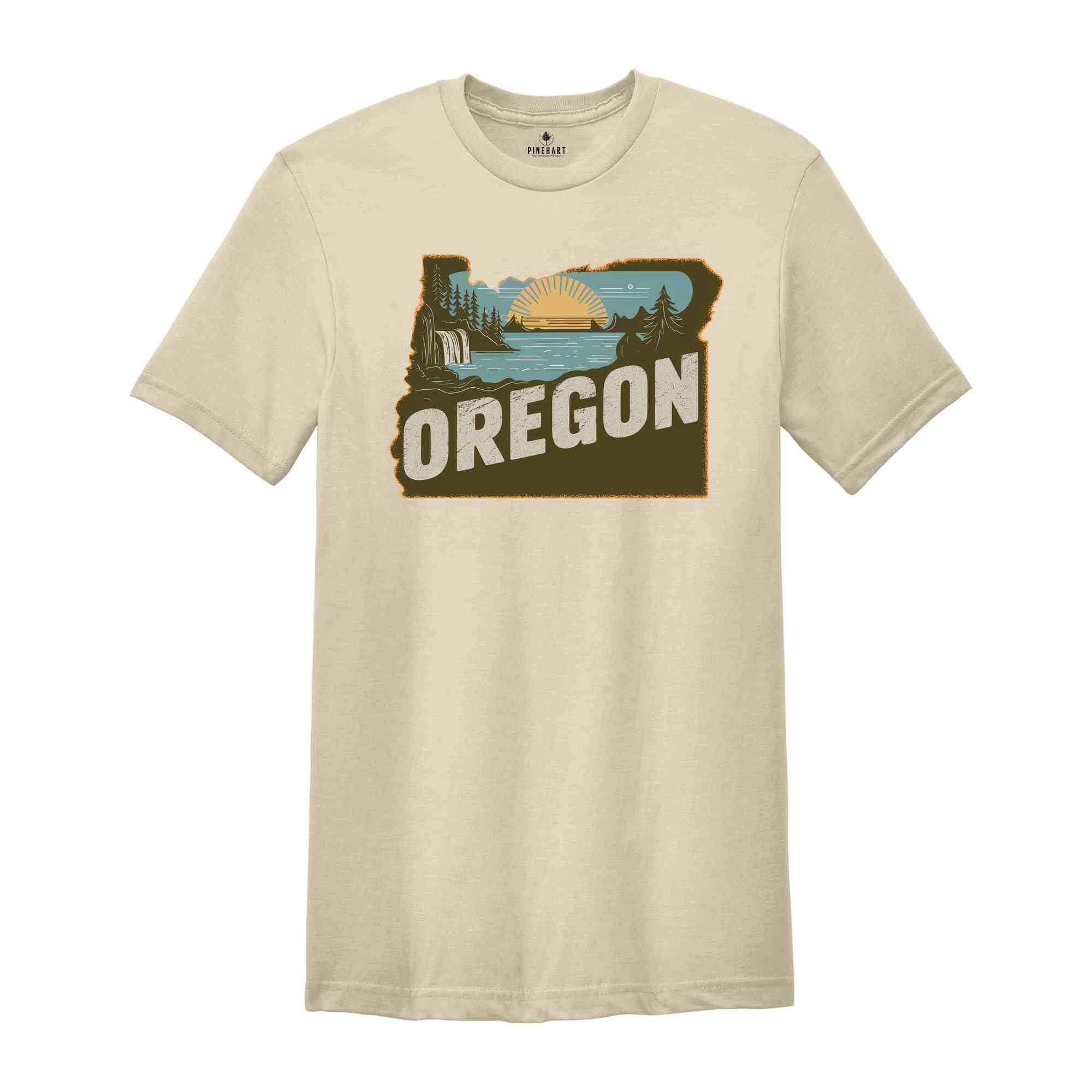 Retro State Of Oregon Shirt, State Of Oregon Shirt, State Shirt, Oregon Shirt, Oregon Lover Shirt, Family Trip Shirt, Travel Shirt