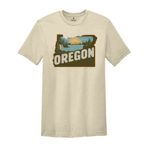 Retro State Of Oregon Shirt, State Of Oregon Shirt, State Shirt, Oregon Shirt, Oregon Lover Shirt, Family Trip Shirt, Travel Shirt