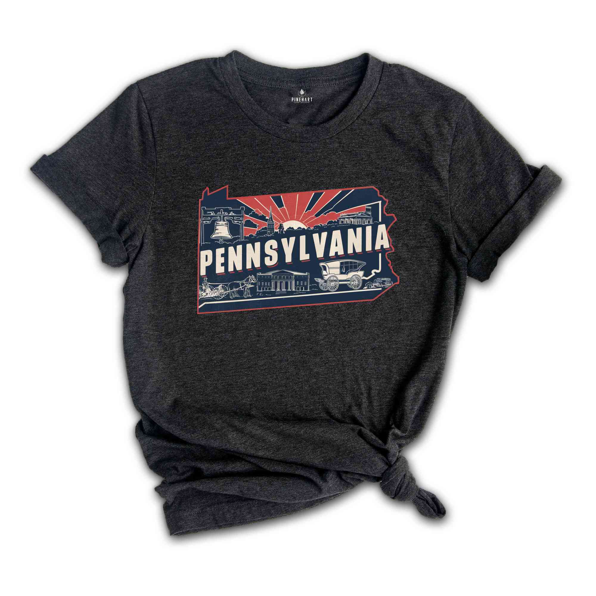 Retro State Of Pennsylvania Shirt, State Of Pennsylvania Shirt, State Shirt, Pennsylvania Lover Shirt, Family Trip Shirt, Travel Shirt