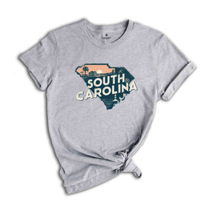 Retro State Of South Carolina Shirt, State Of South Carolina Shirt, State Shirt, South Carolina Shirt, South Carolina Lover Shirt