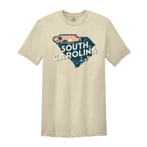 Retro State Of South Carolina Shirt, State Of South Carolina Shirt, State Shirt, South Carolina Shirt, South Carolina Lover Shirt