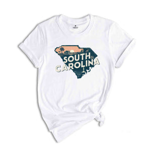 Retro State Of South Carolina Shirt, State Of South Carolina Shirt, State Shirt, South Carolina Shirt, South Carolina Lover Shirt