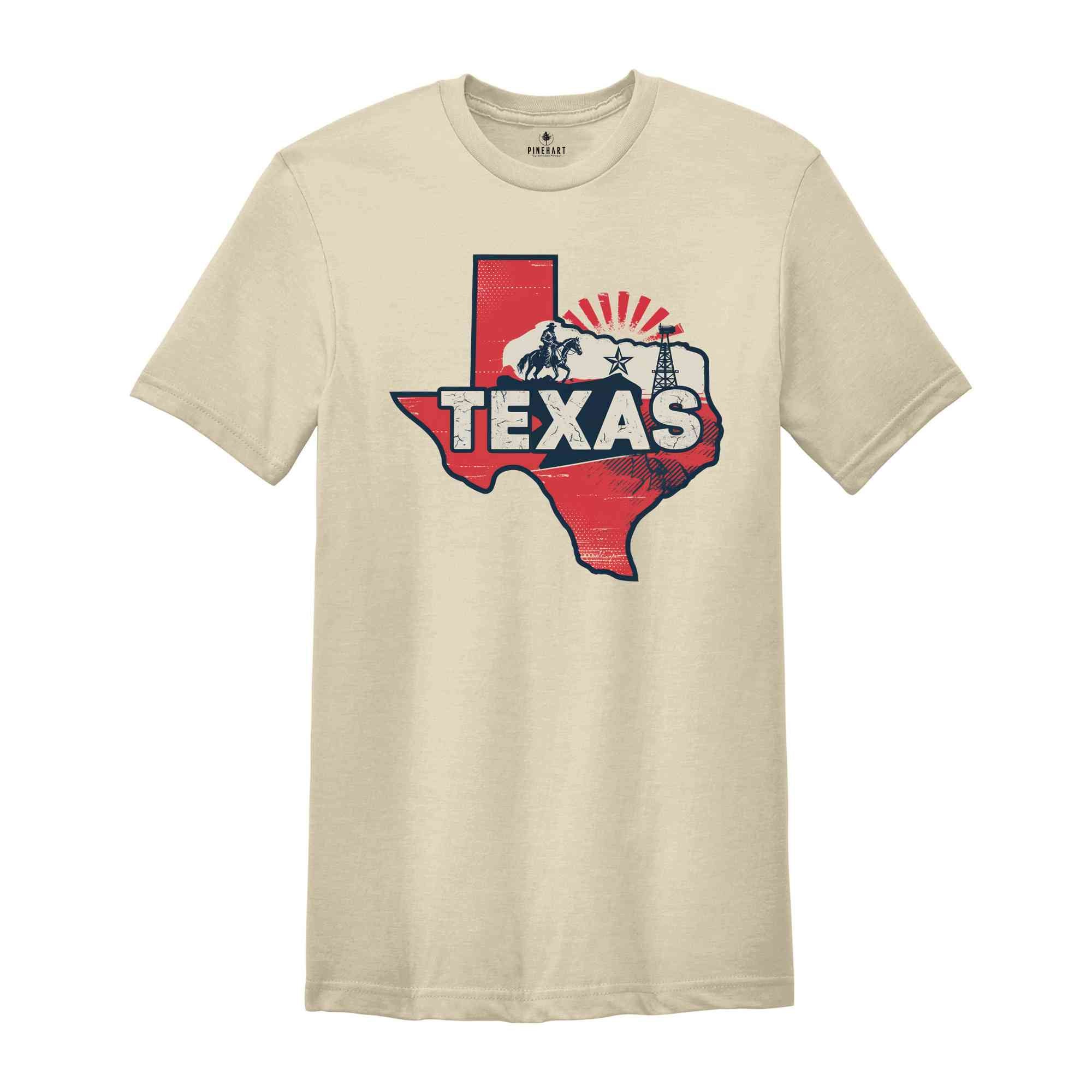 Retro State Of Texas Shirt, State Of Texas Shirt, State Shirt, Texas Shirt, Texas Lover Shirt, Family Trip Shirt, Travel Shirt