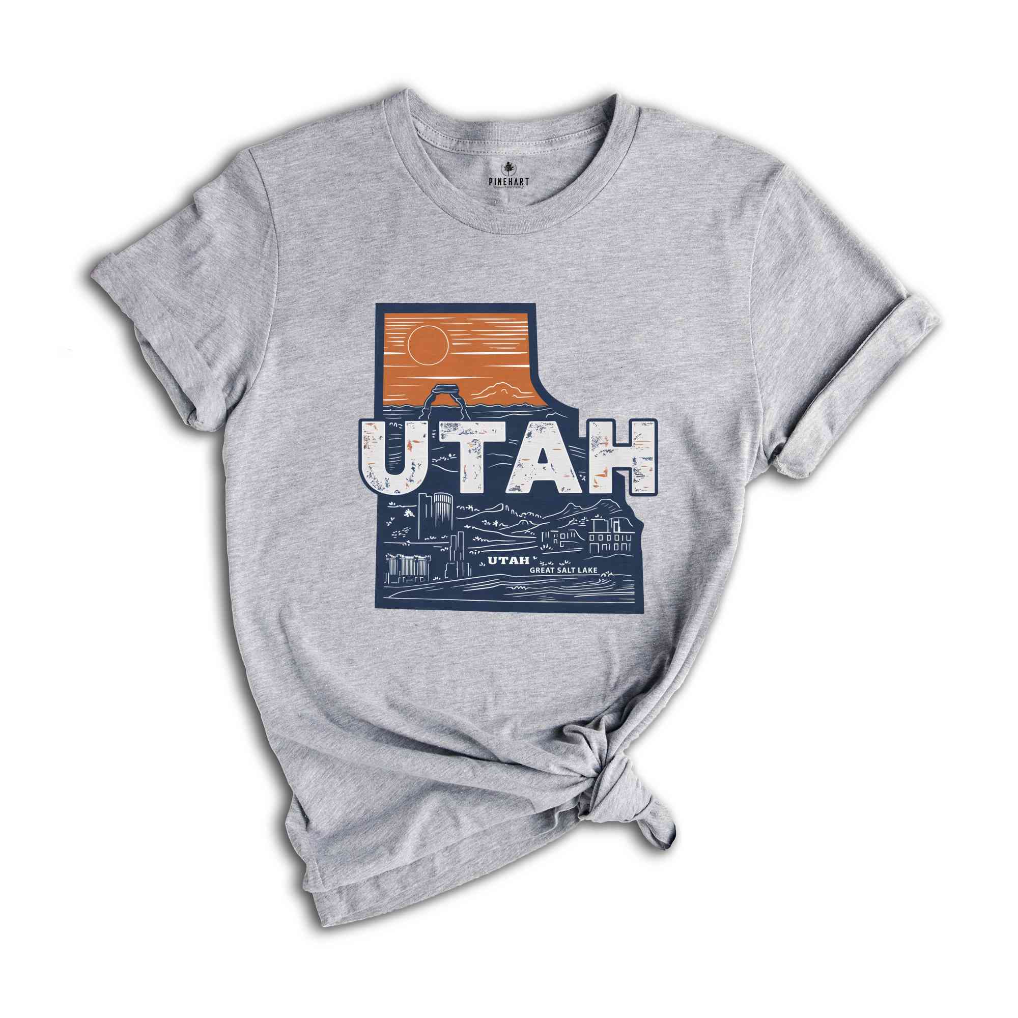 Retro State Of Utah Shirt, State Of Utah Shirt, State Shirt, Utah Shirt, Utah Lover Shirt, Family Trip Shirt, Travel Shirt