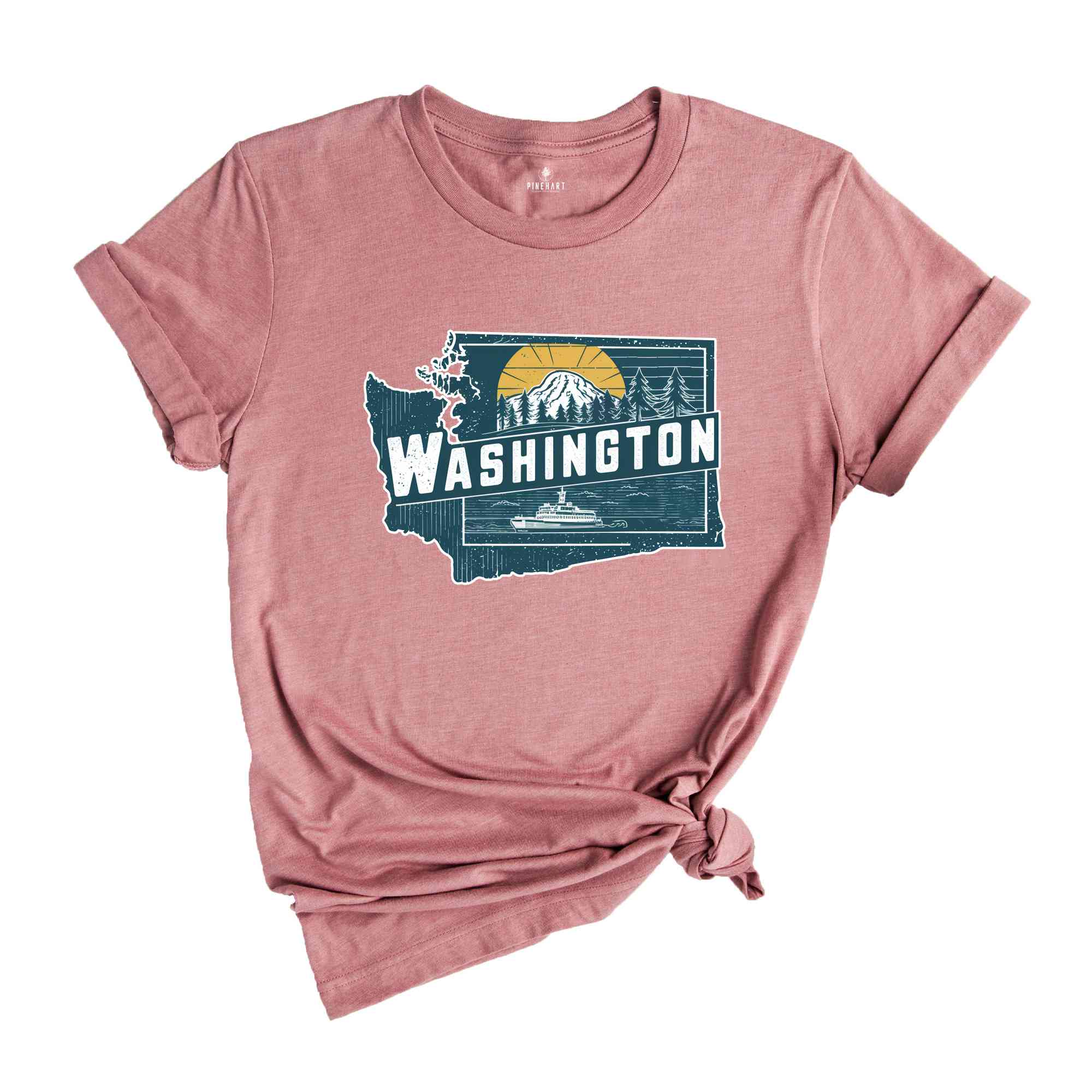 Retro State Of Washington Shirt, State Of Washington Shirt, State Shirt, Washington Lover Shirt, Family Trip Shirt, Travel Shirt