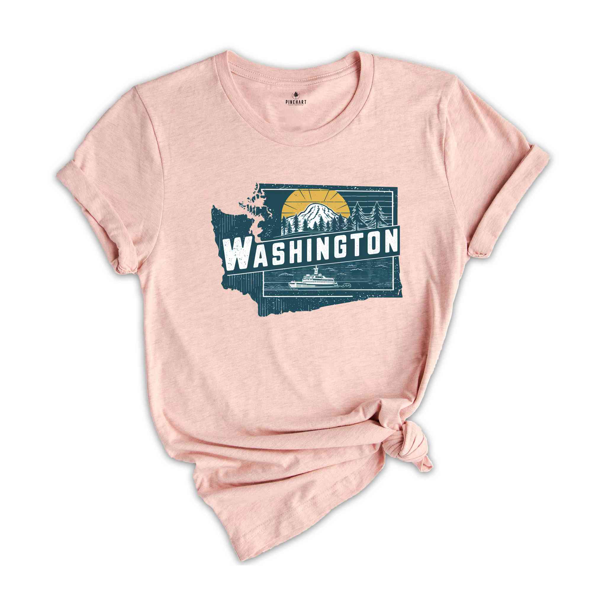 Retro State Of Washington Shirt, State Of Washington Shirt, State Shirt, Washington Lover Shirt, Family Trip Shirt, Travel Shirt