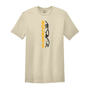 Rockets Shirt, Rocket Shirt, Custom School Name Shirt, Sports Team Shirt, Mascot Shirt, School Sports Team Shirt, School Shirt, Team Shirt