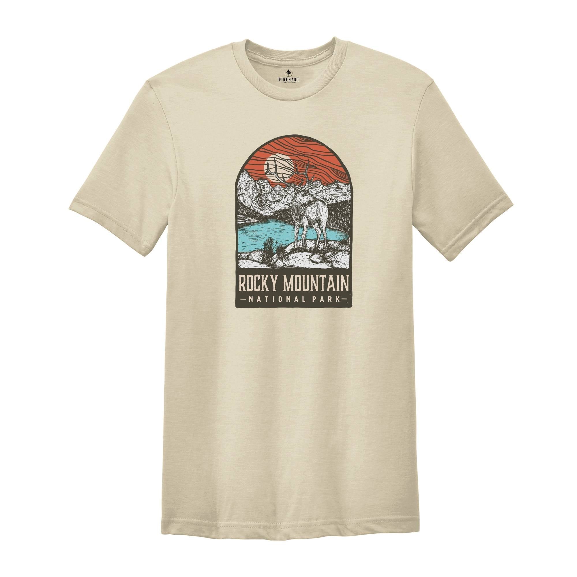 Rocky Mountain National Park Shirt, Rocky Mountain National Park Deer Shirt, Rocky Mountain National Park Camping