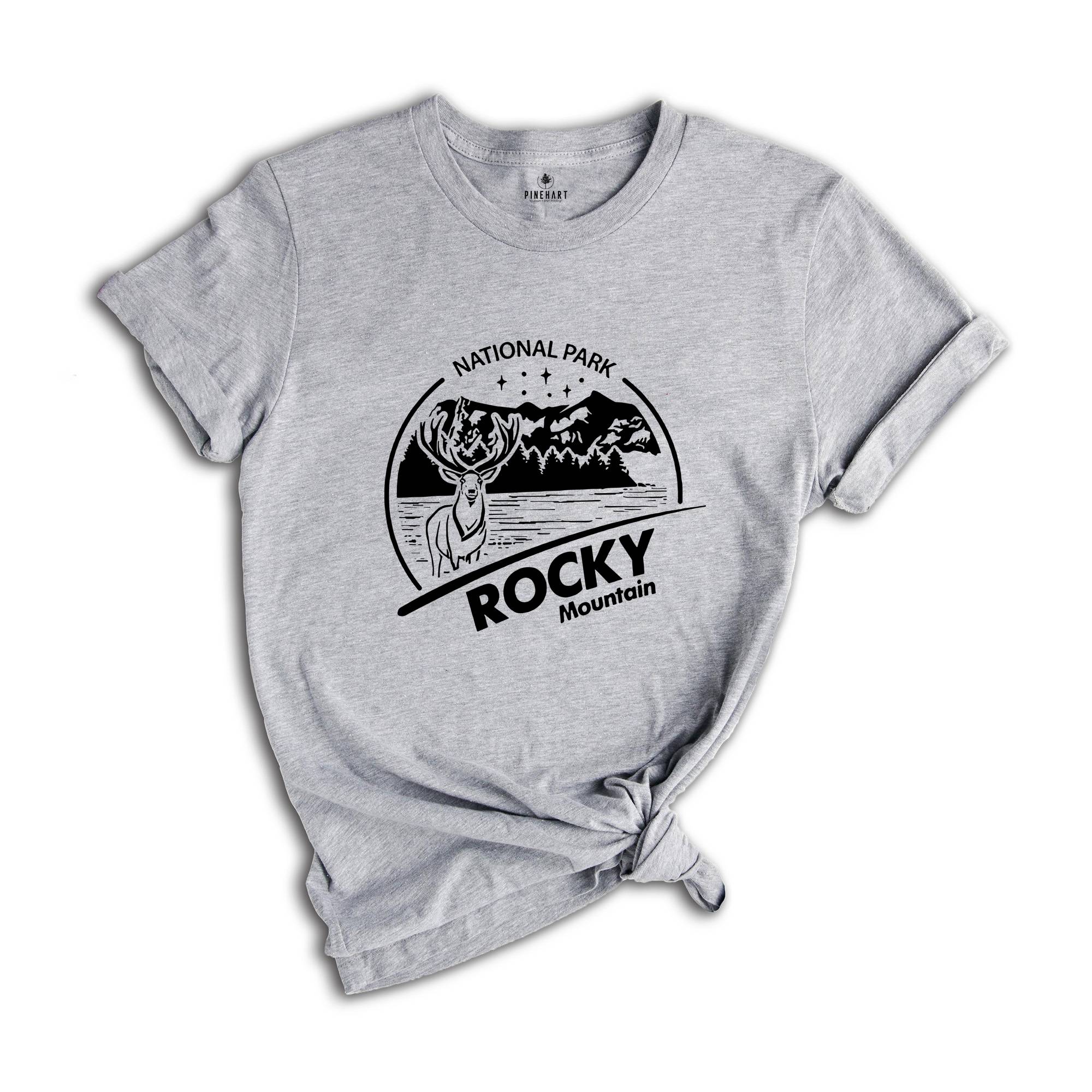 Rocky Mountain Shirt, Rocky Mountain National Park Shirt, Rocky Mountain Park Camping, Rocky Mountain Hiking Shirt, Rocky Mt Shirt