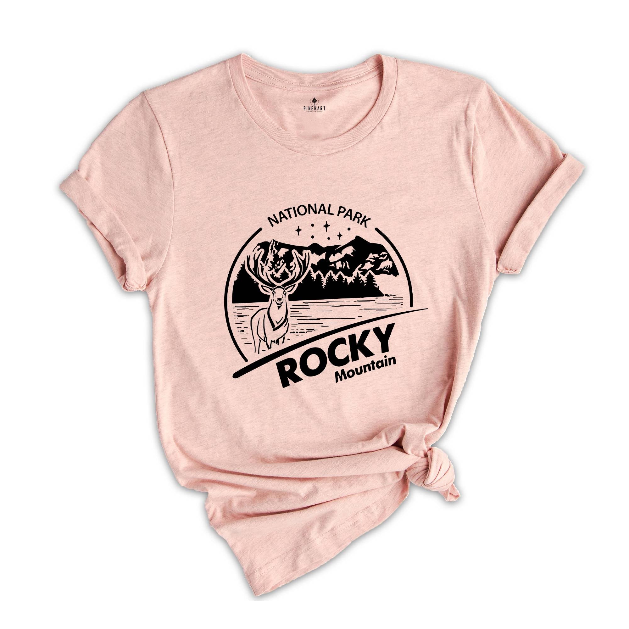 Rocky Mountain Shirt, Rocky Mountain National Park Shirt, Rocky Mountain Park Camping, Rocky Mountain Hiking Shirt, Rocky Mt Shirt