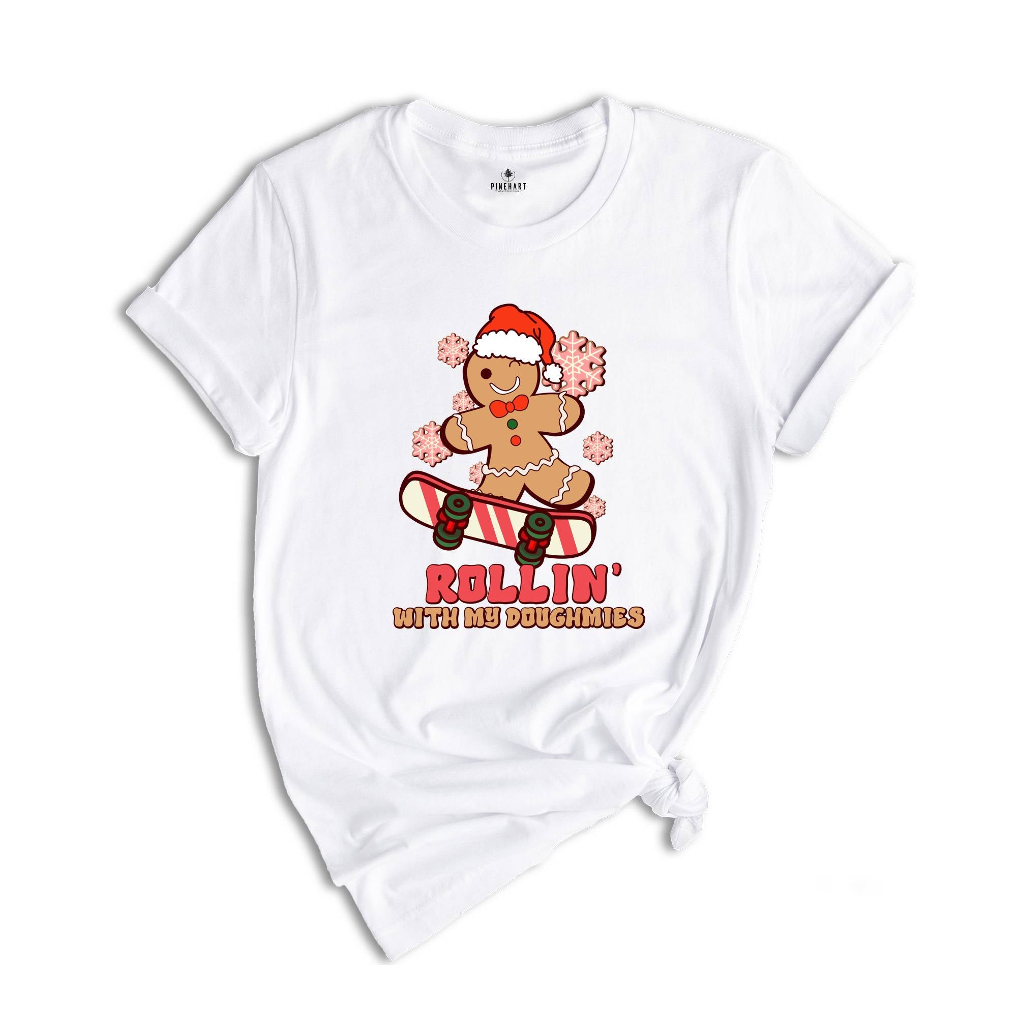 Rollin' With My Doughmies Shirt, Christmas Baking Shirt, Christmas Reunion, Christmas Sweatshirt, Cousin Crew Shirt, Cookie Baking