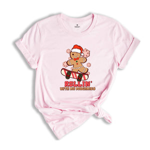 Rollin' With My Doughmies Shirt, Christmas Baking Shirt, Christmas Reunion, Christmas Sweatshirt, Cousin Crew Shirt, Cookie Baking