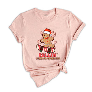 Rollin' With My Doughmies Shirt, Christmas Baking Shirt, Christmas Reunion, Christmas Sweatshirt, Cousin Crew Shirt, Cookie Baking