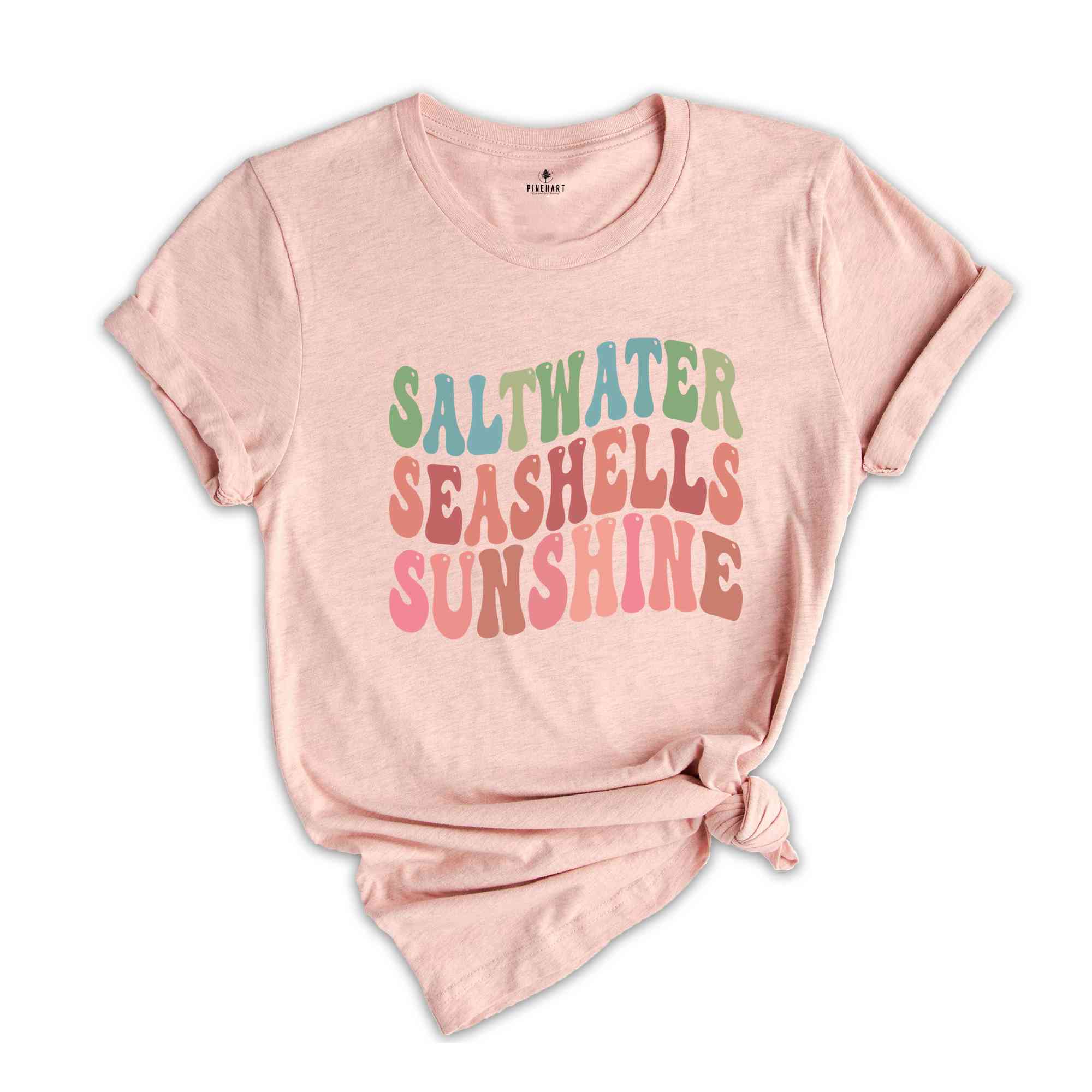 Saltwater Seashells Sunshine Shirt, Summer Shirt, Vacation Shirt, Beach Shirt, Summer Shirt, Vacation Mode Shirt, Sunshine Shir