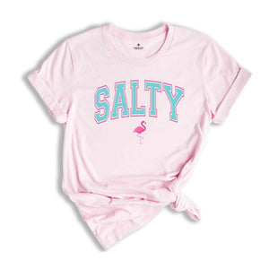 Salty Shirt, Trendy Beach Shirt, Beach Shirt, Flamingo Shirt, Vacation Shirt, Trendy Summer Shirt, Summer Shirt, Mom Shirt