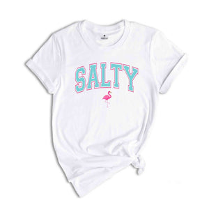 Salty Shirt, Trendy Beach Shirt, Beach Shirt, Flamingo Shirt, Vacation Shirt, Trendy Summer Shirt, Summer Shirt, Mom Shirt