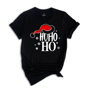 Santa Hat Ho Ho Ho Shirt, Christmas Gift, Christmas Costume, Christmas Party Tee, Christmas Santa T-Shirt, Xmas Pajamas