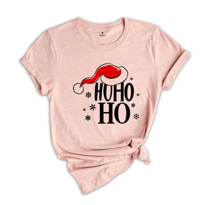Santa Hat Ho Ho Ho Shirt, Christmas Gift, Christmas Costume, Christmas Party Tee, Christmas Santa T-Shirt, Xmas Pajamas