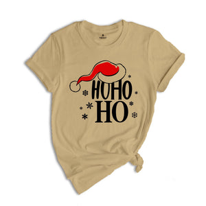 Santa Hat Ho Ho Ho Shirt, Christmas Gift, Christmas Costume, Christmas Party Tee, Christmas Santa T-Shirt, Xmas Pajamas