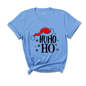Santa Hat Ho Ho Ho Shirt, Christmas Gift, Christmas Costume, Christmas Party Tee, Christmas Santa T-Shirt, Xmas Pajamas