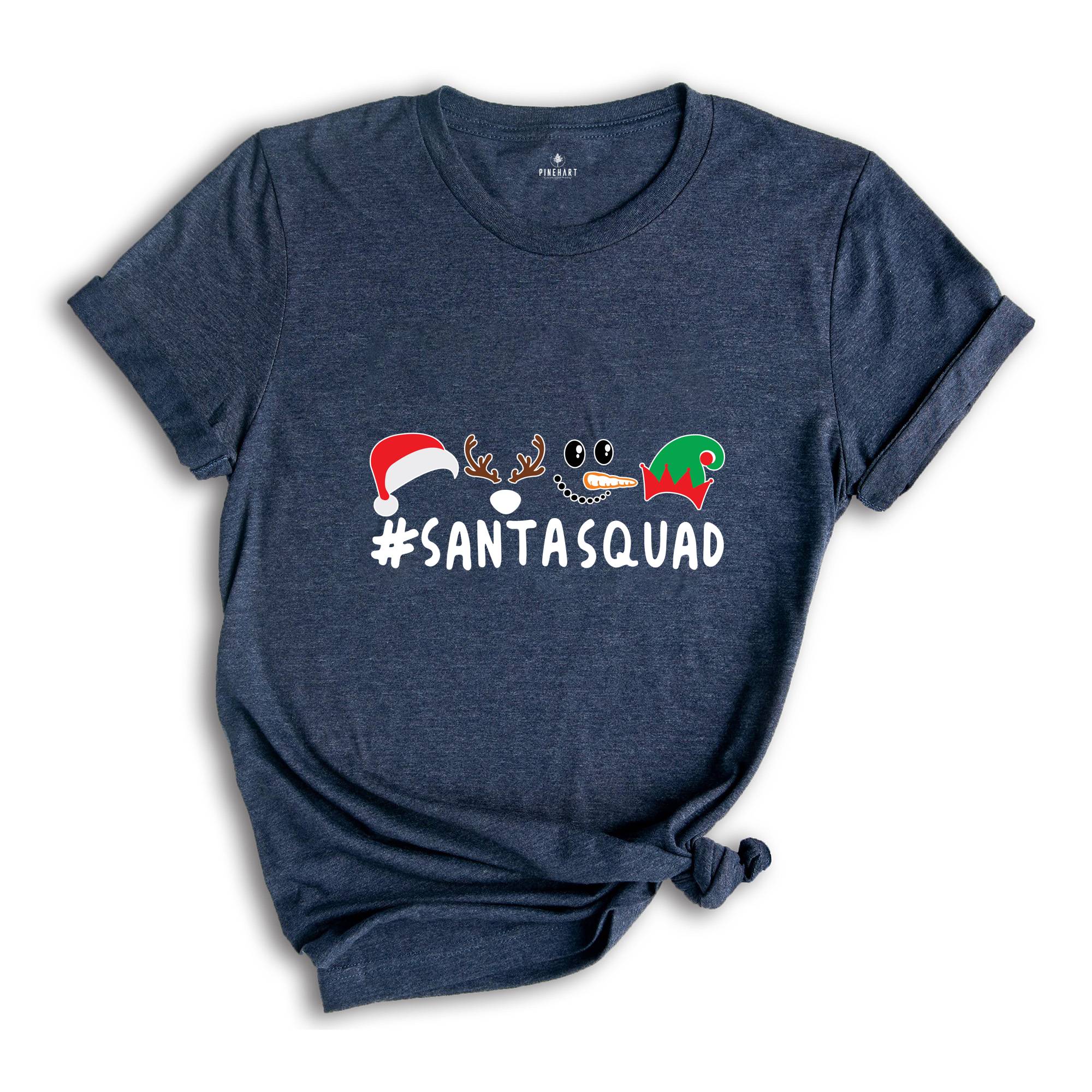 Santa Squad Shirt, Funny Santa Shirt, Christmas Reunion, Christmas Party Tee, Santa Hat Shirt, Cousin Crew Shirt, Christmas Sweatshirt