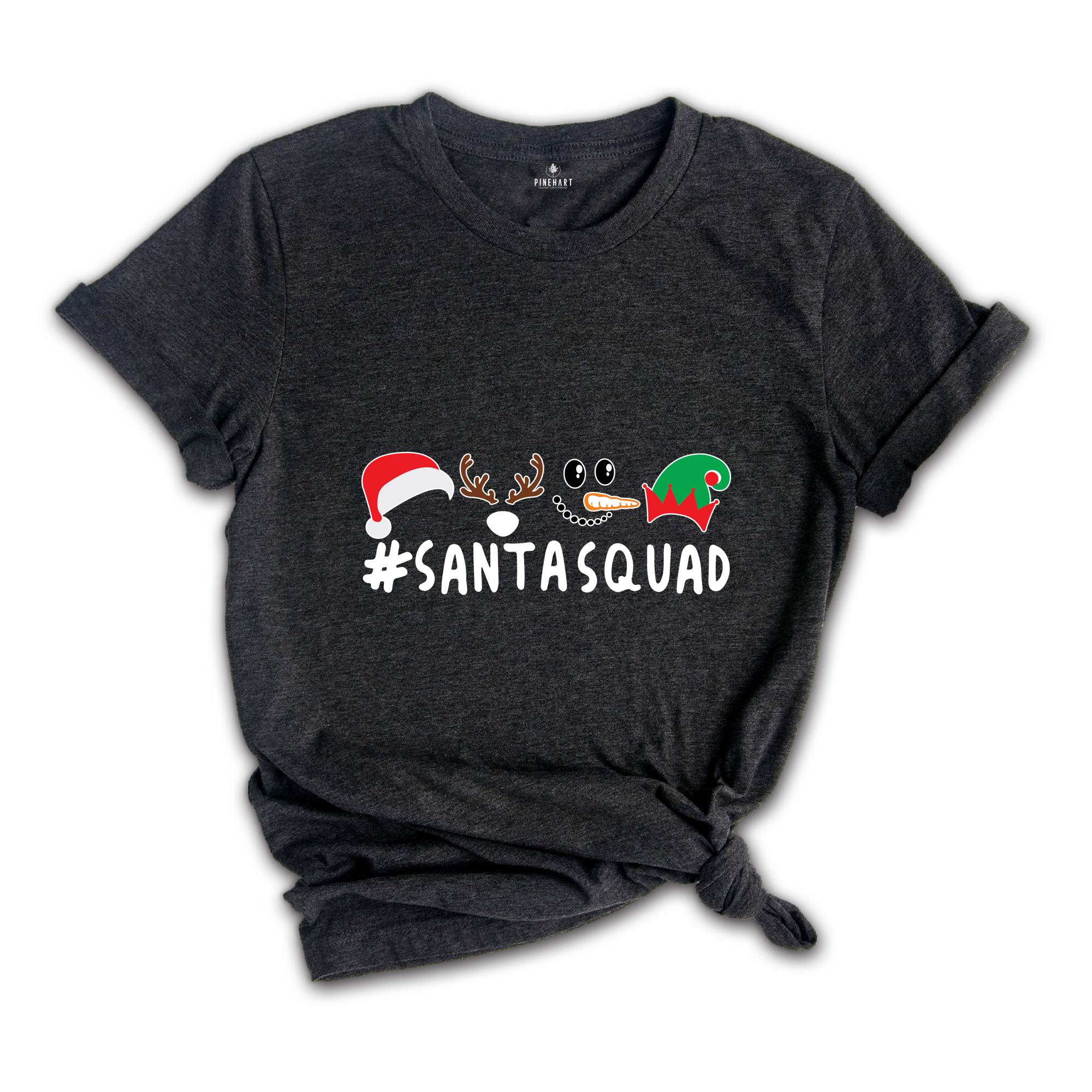 Santa Squad Shirt, Funny Santa Shirt, Christmas Reunion, Christmas Party Tee, Santa Hat Shirt, Cousin Crew Shirt, Christmas Sweatshirt