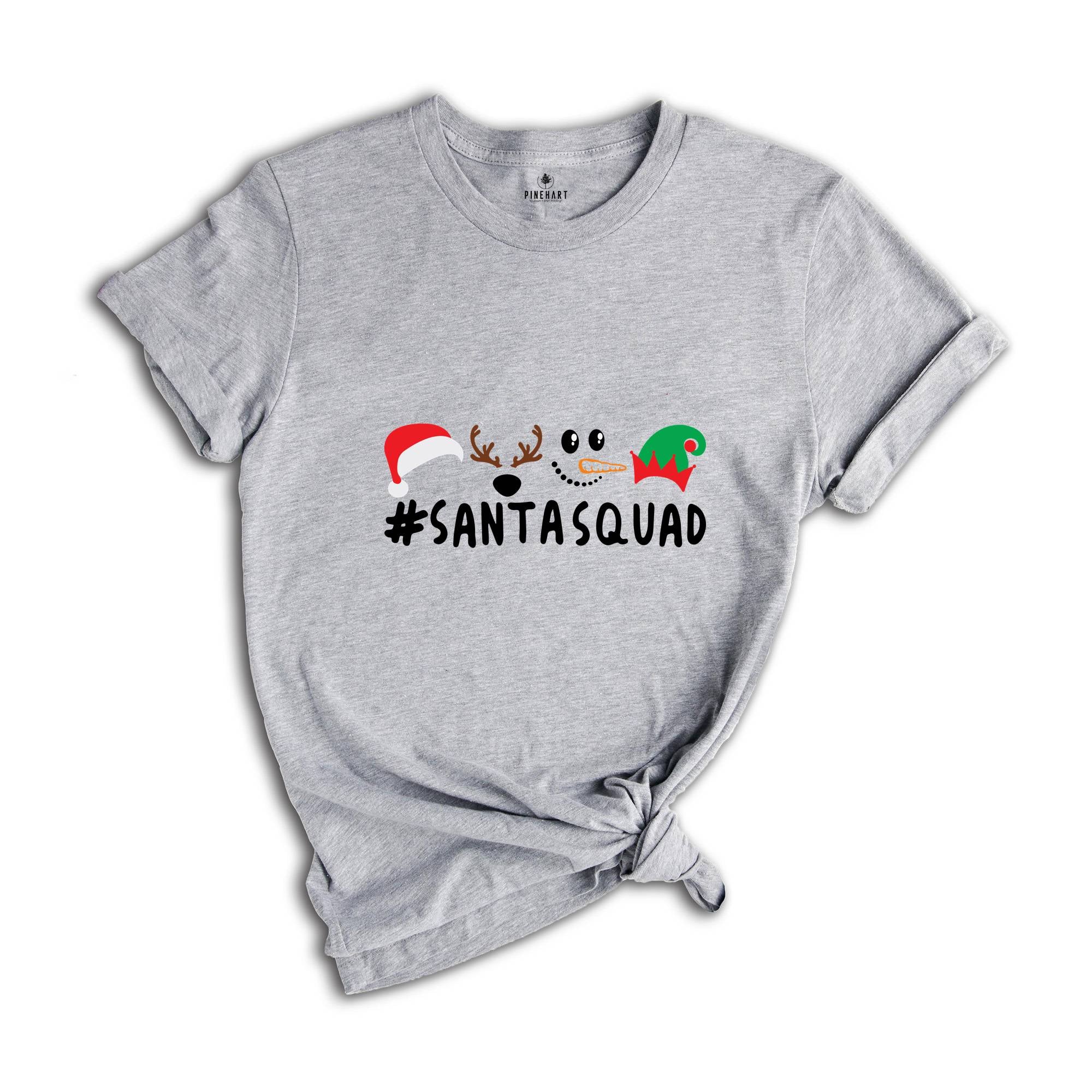 Santa Squad Shirt, Funny Santa Shirt, Christmas Reunion, Christmas Party Tee, Santa Hat Shirt, Cousin Crew Shirt, Christmas Sweatshirt