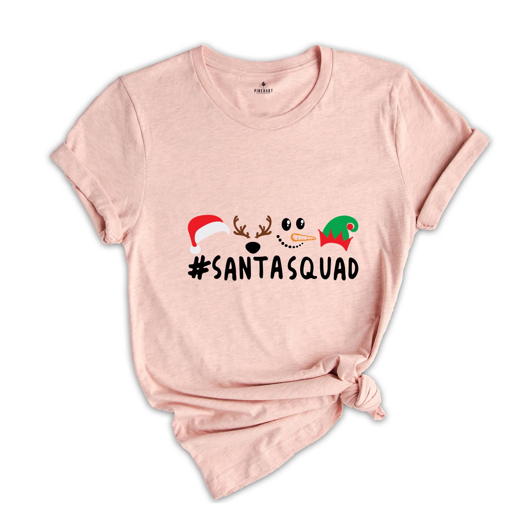 Santa Squad Shirt, Funny Santa Shirt, Christmas Reunion, Christmas Party Tee, Santa Hat Shirt, Cousin Crew Shirt, Christmas Sweatshirt